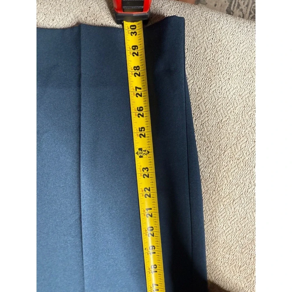 Haband's‎ Fit-Forever Dress Pants Office Career Classic Blue Size 46 M